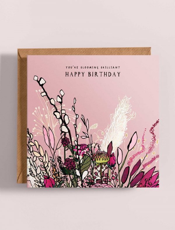 card birthday blooming web 1