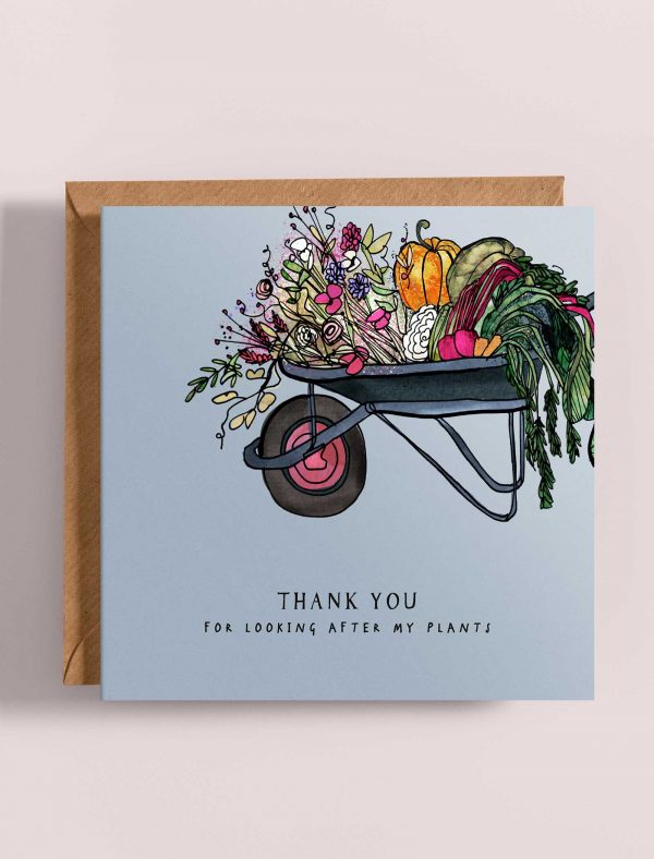 card thank you plants web