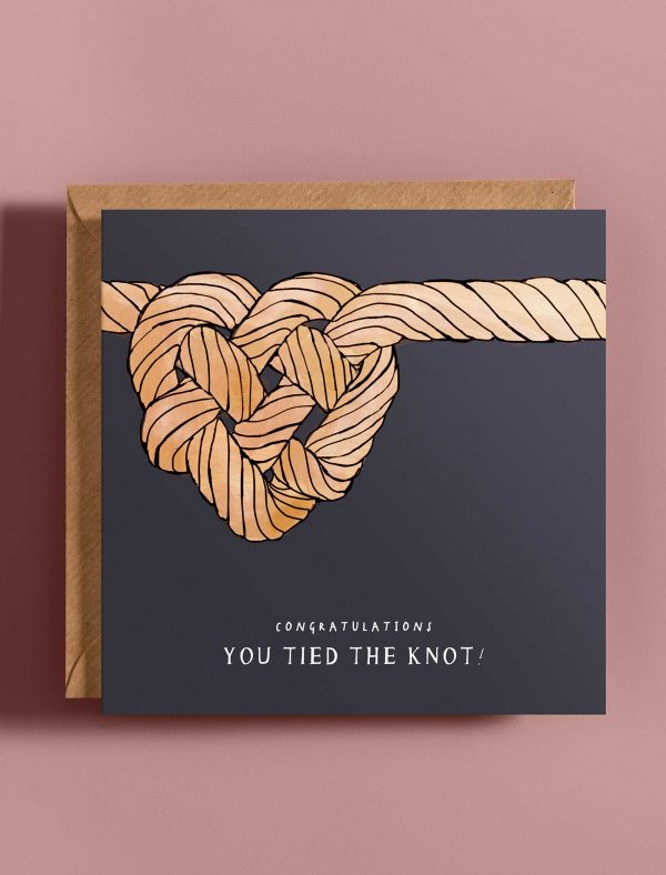 card wedding knot web