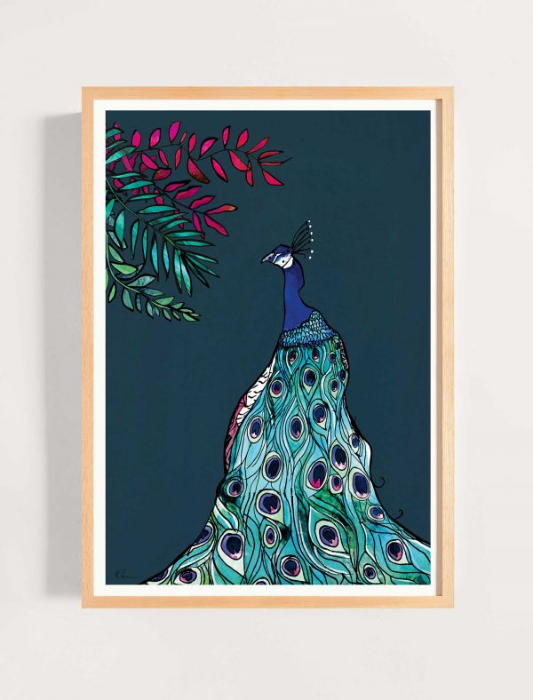katie cardew print peacock