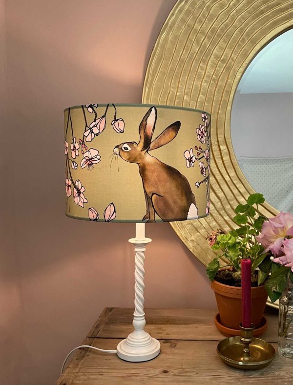 Spring hare lampshade for wholesale