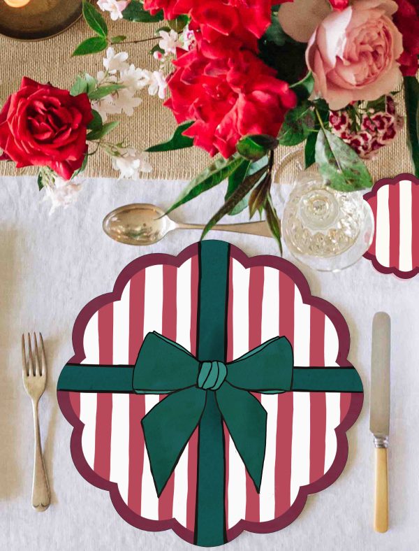 Christmas Bow Placemat web 1